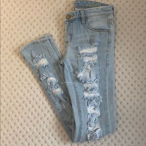 Blank NYC light wash distressed jeans